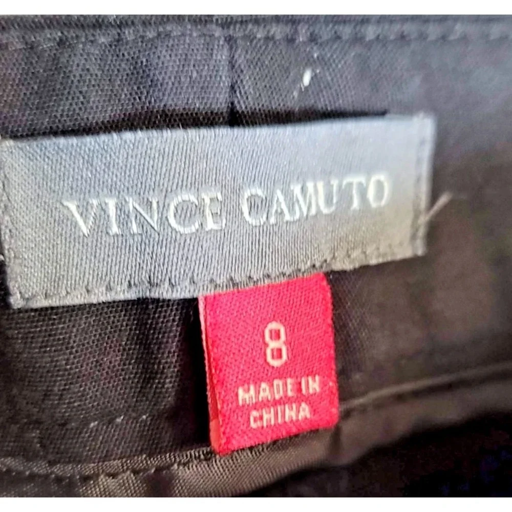 Vince Camuto‎ Pants Womens 8 Black Slim Ankle Stretch Dress Work Career Office